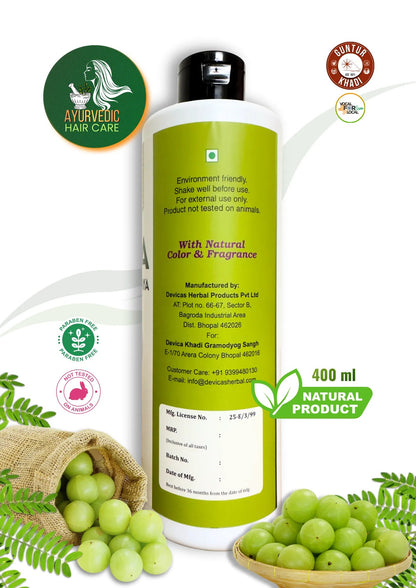 Amla Kesh Saundarya herbal hair cleanser benefits displayed – natural formula for soft, smooth and healthy hair