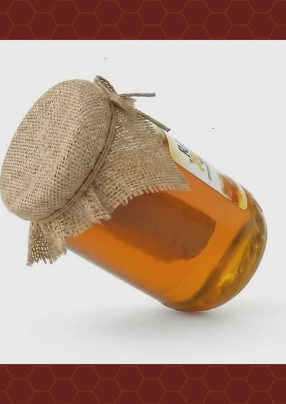 Product video showcasing raw honey with comb 450 g by Guntur Khadi highlighting natural texture and purity